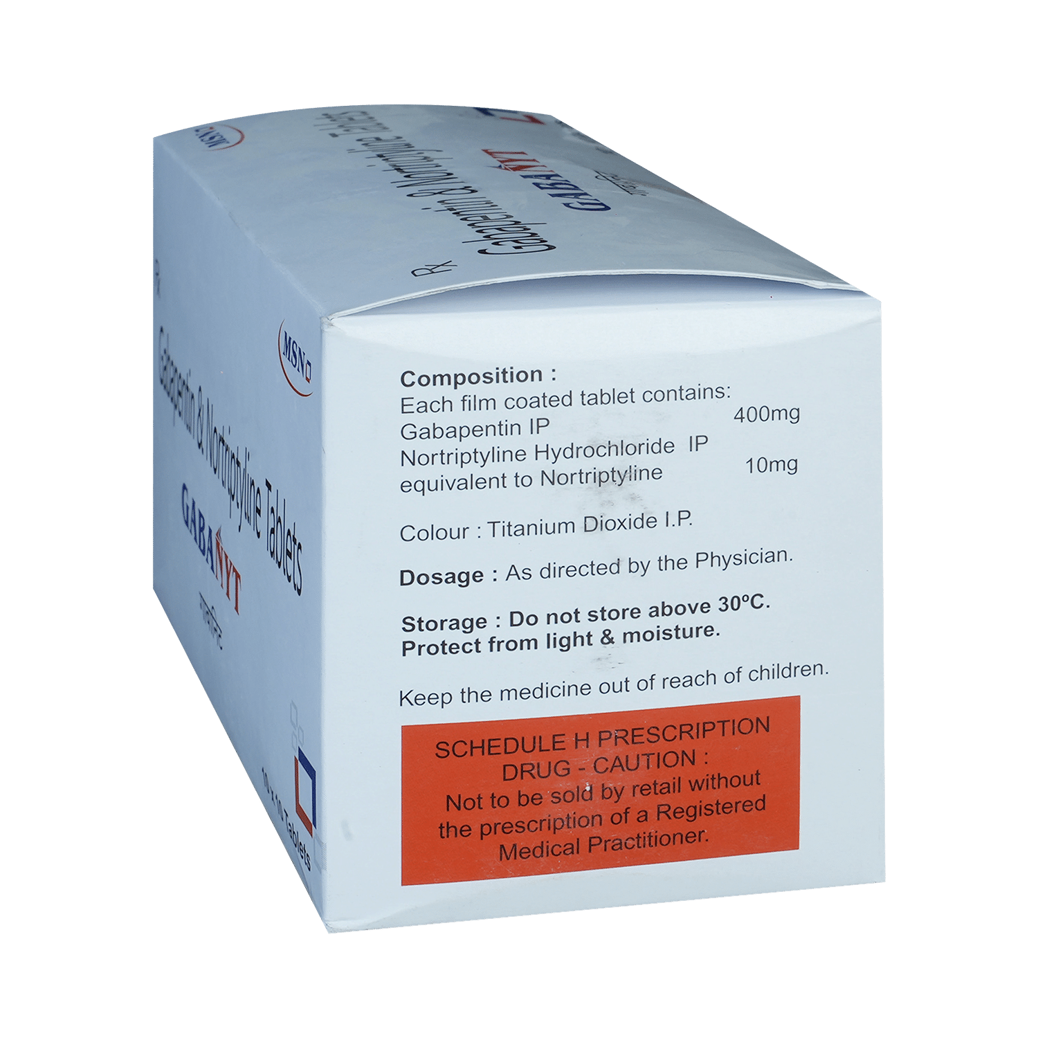 Gabanyt 400mg/10mg Tablet - Image 3