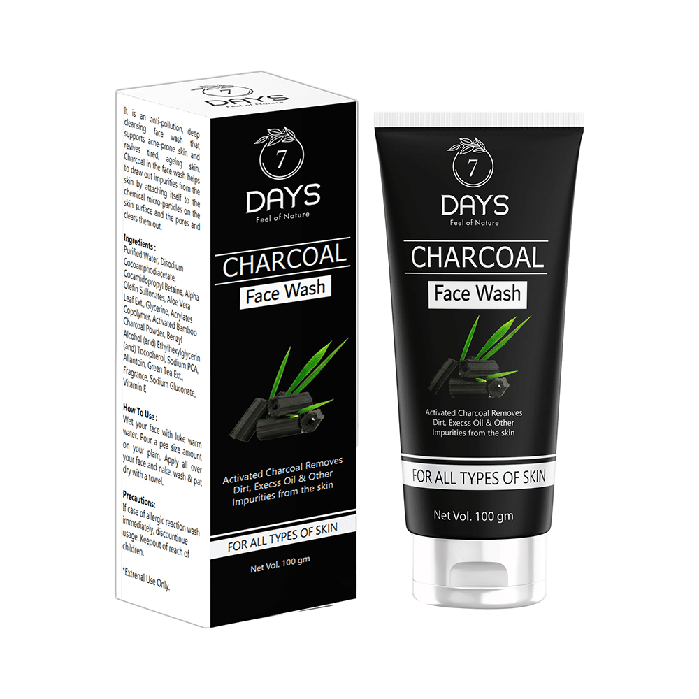 7Days Charcoal Face Wash - Image 1