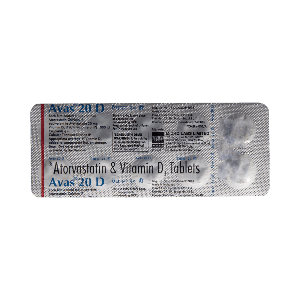 Avas 20 D Tablet - Image 5