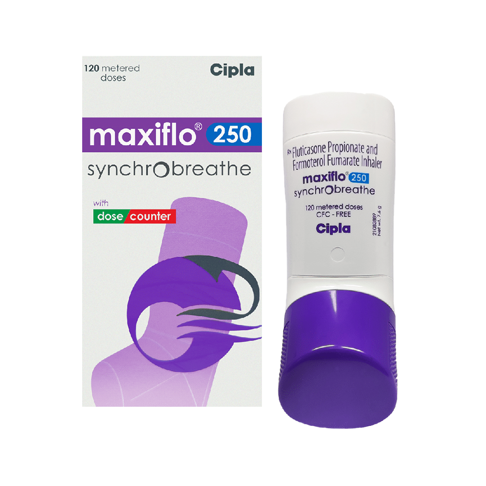 Maxiflo Synchrobreathe 6mcg/250mcg Inhaler - Image 1