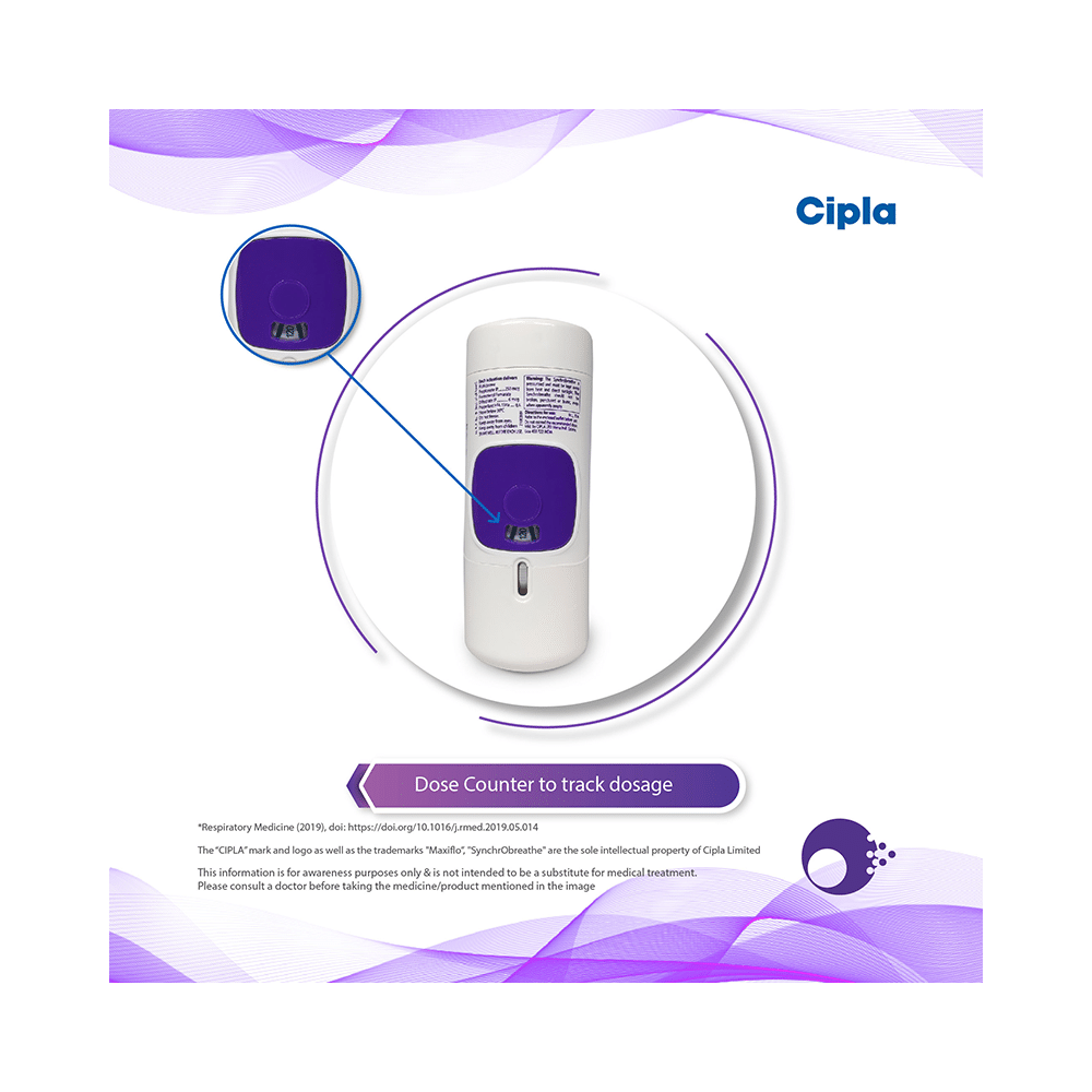 Maxiflo Synchrobreathe 6mcg/250mcg Inhaler - Image 2