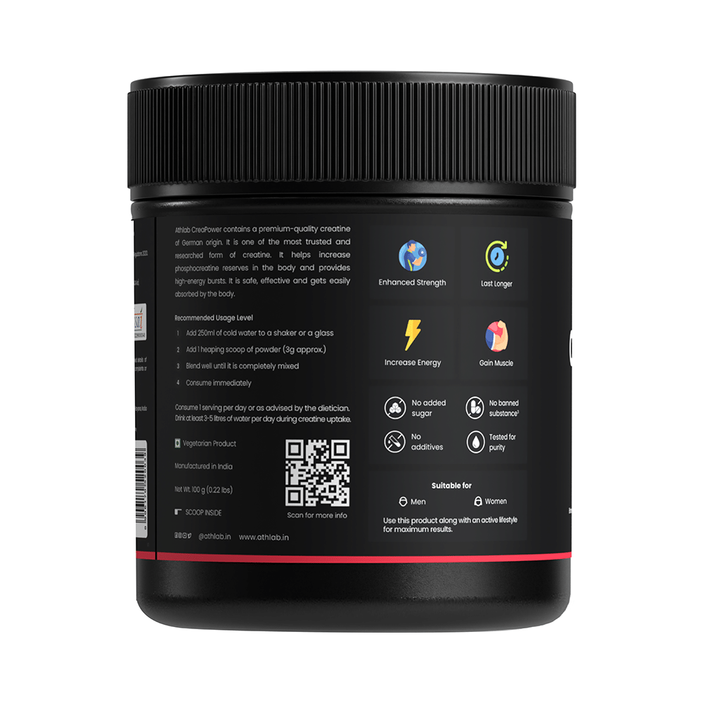Athlab Creapower Powder Unflavored - Image 2