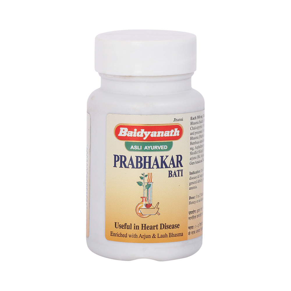 Baidyanath (Jhansi) Prabhakar Bati Tablet - Image 1