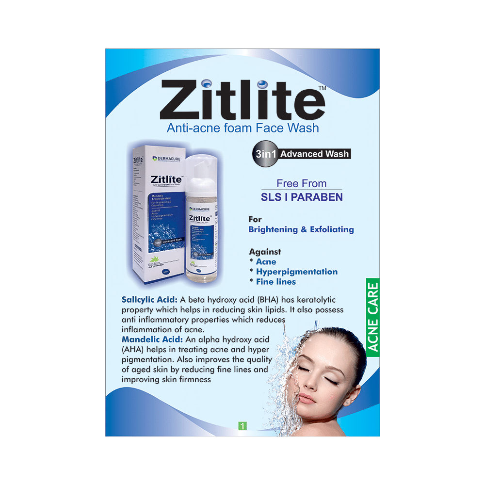 Zitlite Anti-Acne Foam Face Wash - Image 5