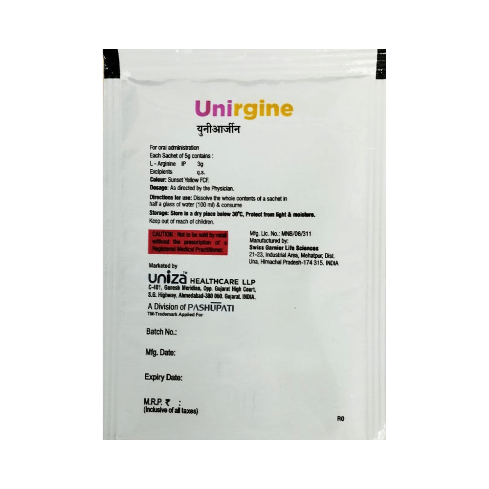 Unirgine Granules Orange Sugar Free - Image 2