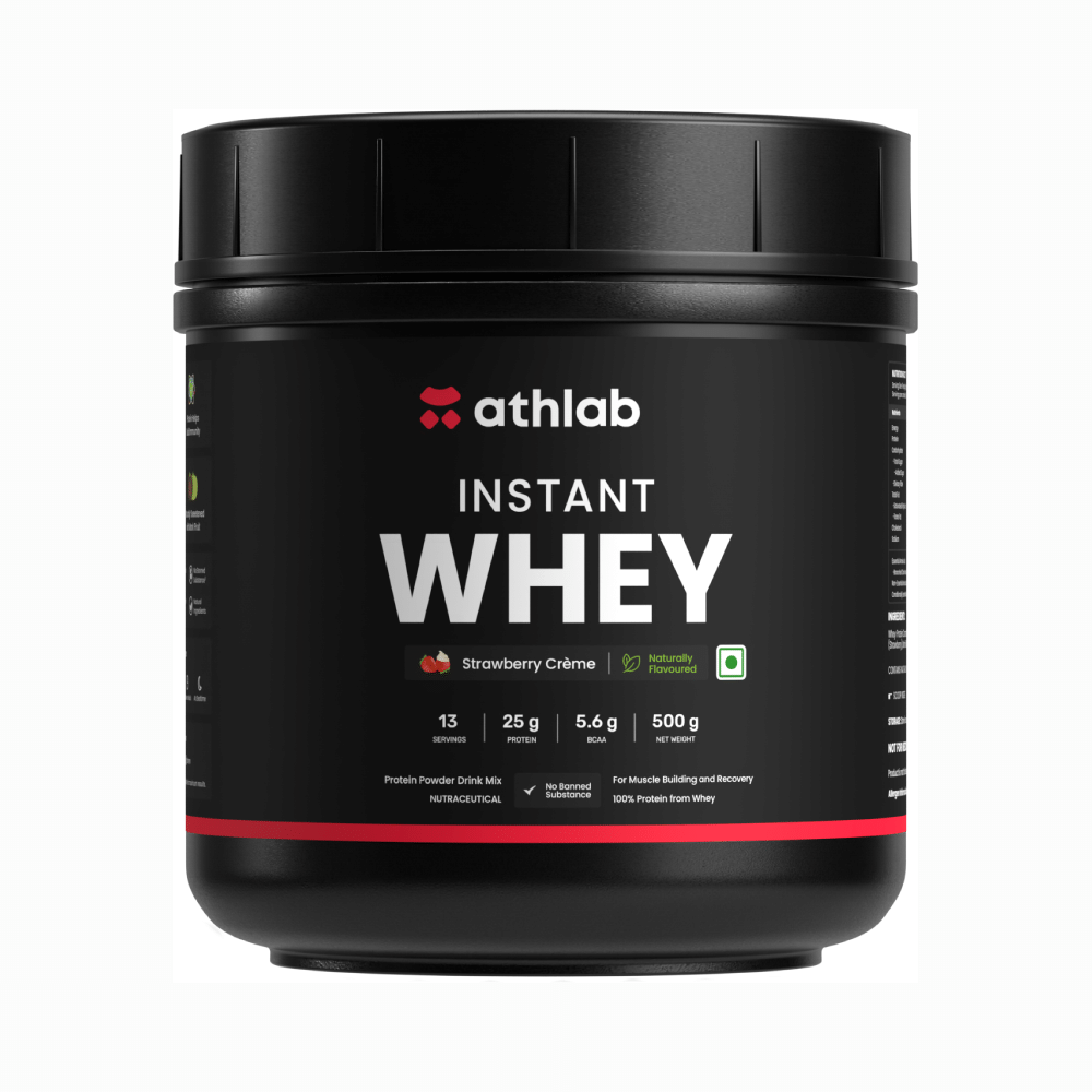 Athlab Instant Whey Protein Powder Strawberry Creme - Image 1