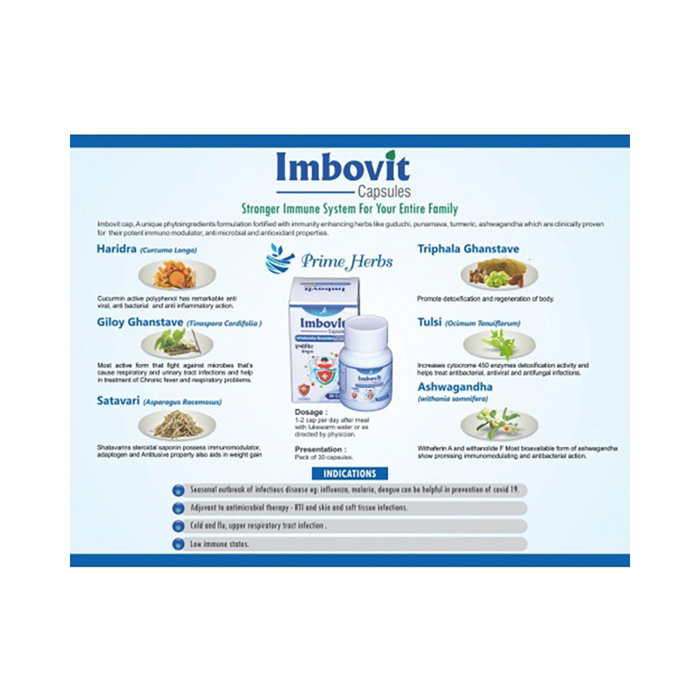Imbovit Immunity Booster Formula Capsule - Image 4