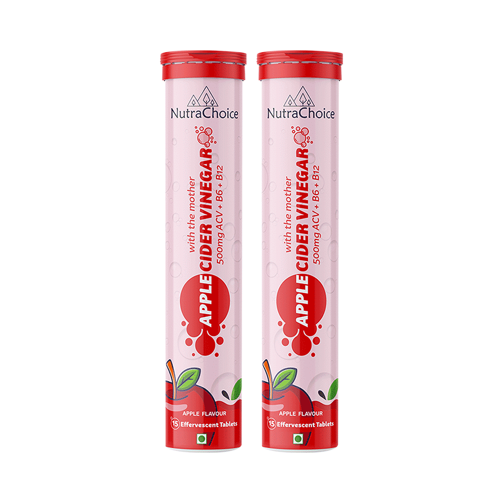 NutraChoice Apple Cider Vinegar Effervescent Tablet with the Mother (15 Each)