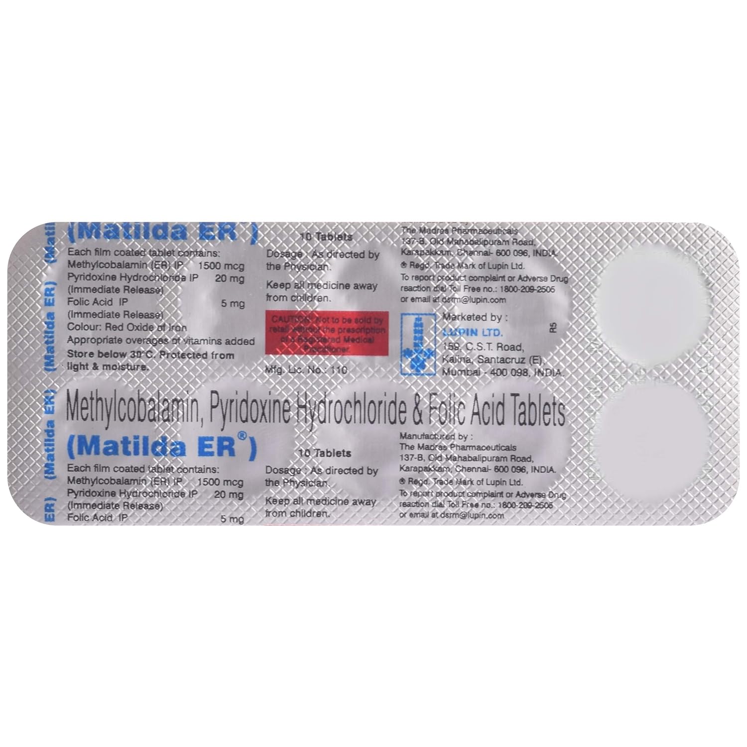 Matilda ER Tablet