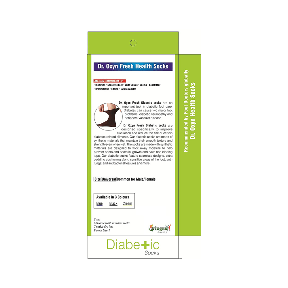 Vringra Combo Pack of Dr. Oxyn Aloe Sports Diabetic Comfort Walker and Dr. Oxyn Fresh Diabetic Socks (1 Pair Each) - Image 3