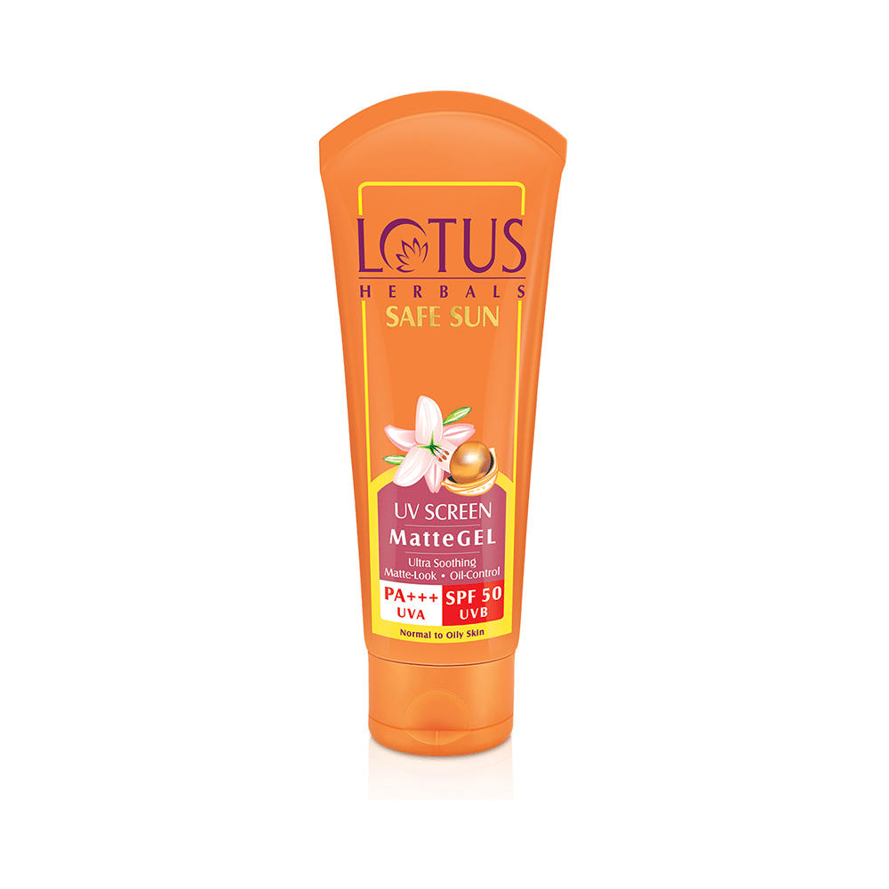 Lotus Herbals Safe Sun UV Screen Matte Gel PA+++ SPF 50 - Image 1