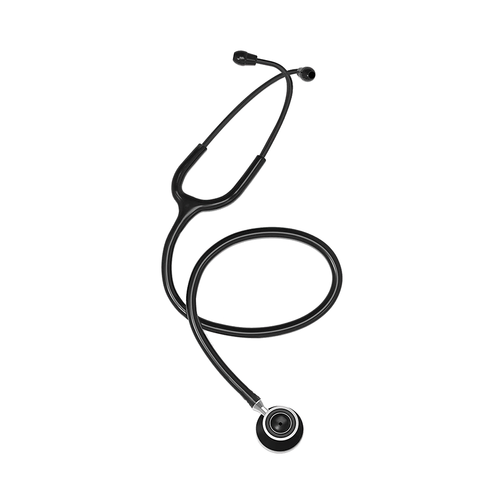 MCP Anchor Aluminium Dual Head Stethoscope Black - Image 2