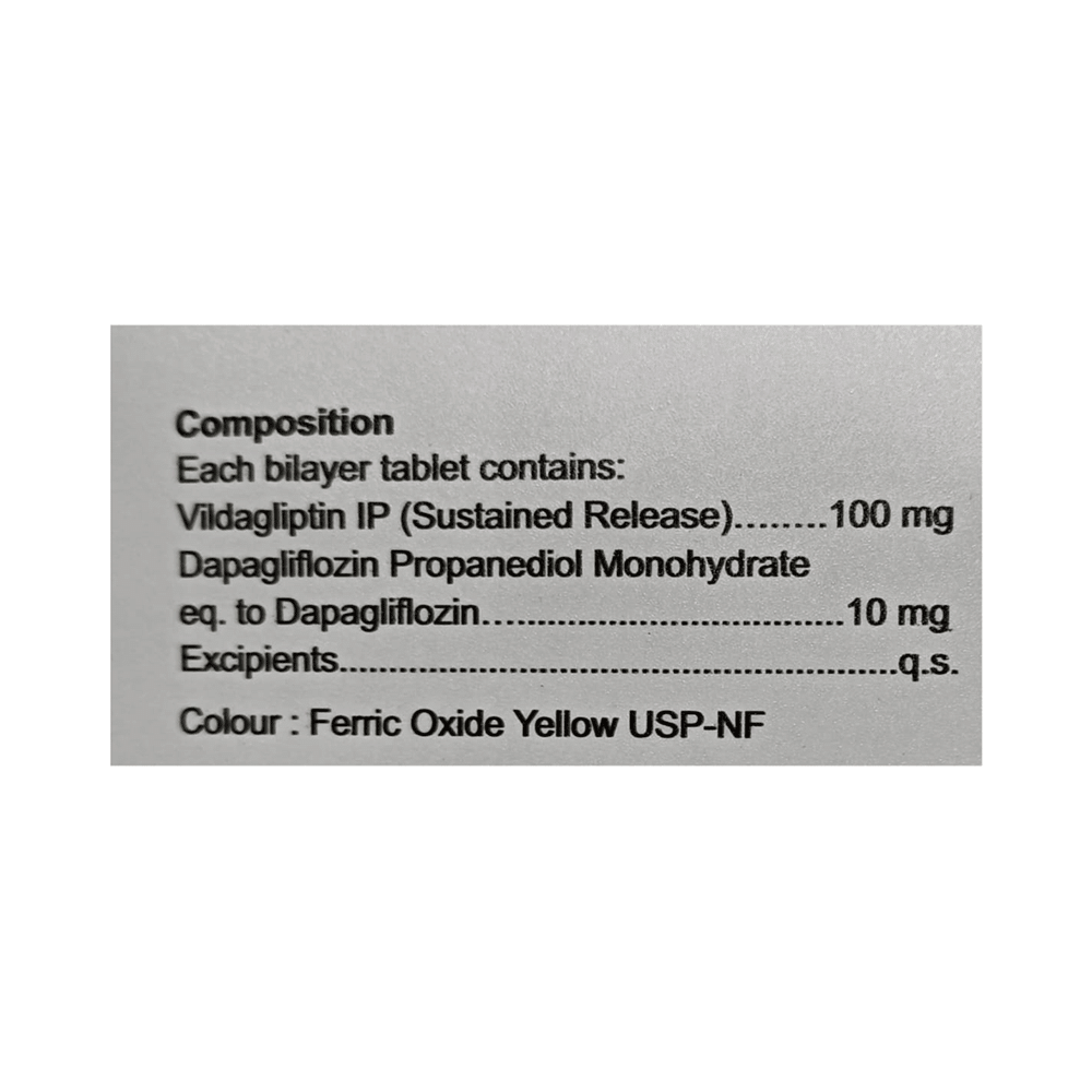 Vilnexor D 10mg/100mg Tablet SR - Image 2