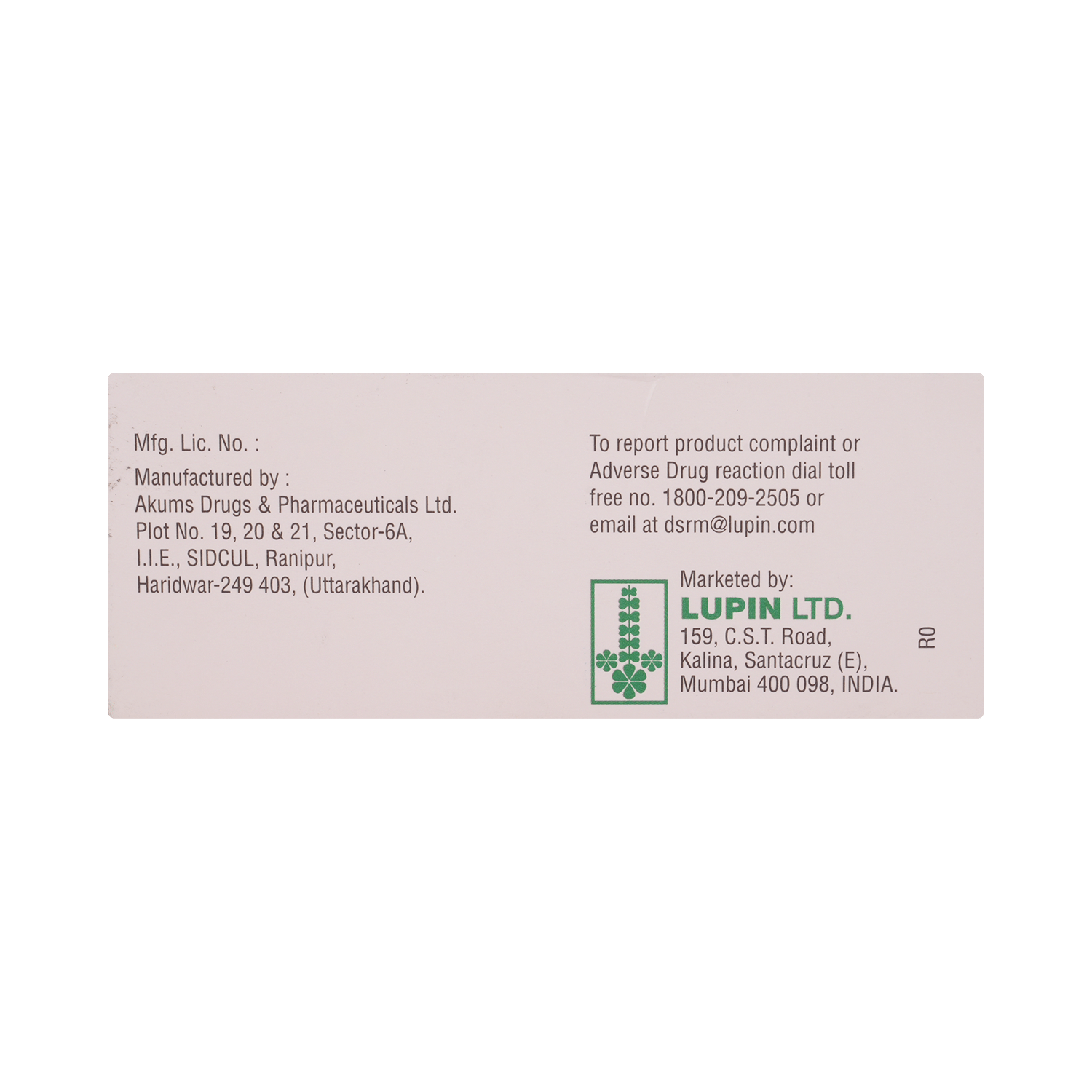 Vobit R 1mg/0.3mg Tablet - Image 4