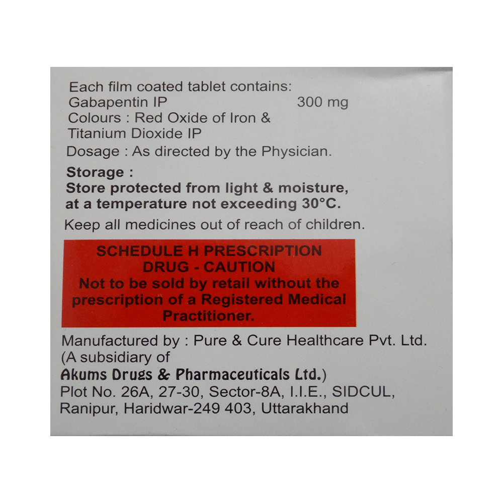 Gabalay 300 Tablet - Image 2