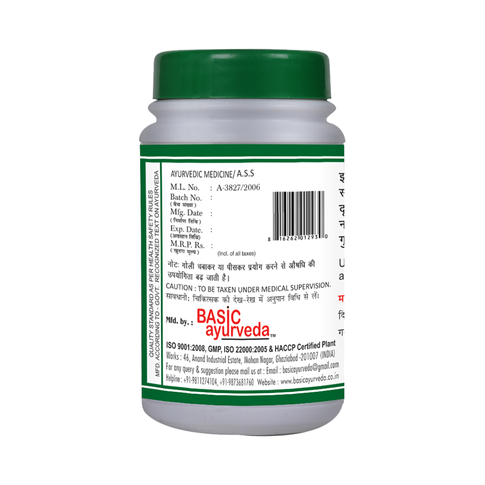 Basic Ayurveda Rashnadi Guggulu Tablet - Image 3