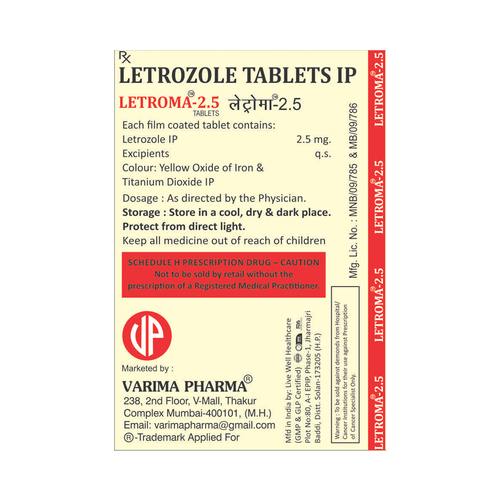 Letroma 2.5 Tablet - Image 2