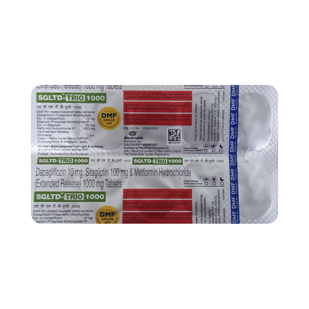 Sgltd-Trio 1000 Tablet ER - Image 1