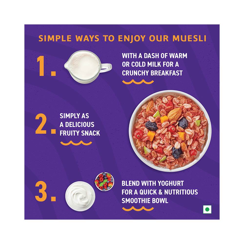 Bagrry's Fruit 'n' Fibre Mixed Fruit with Almonds and Raisins Muesli - Image 7