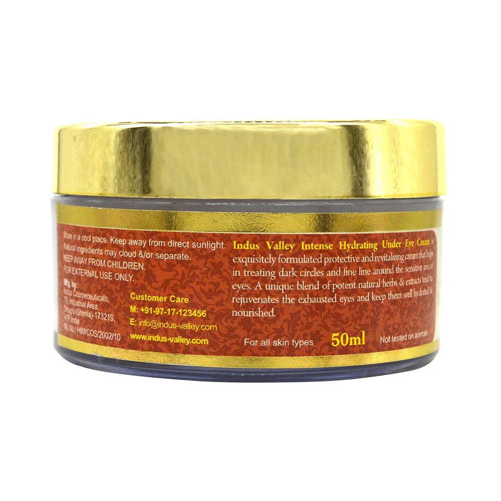Indus Valley Organic Ayurveda Intense Hydrating Under Eye Cream - Image 2