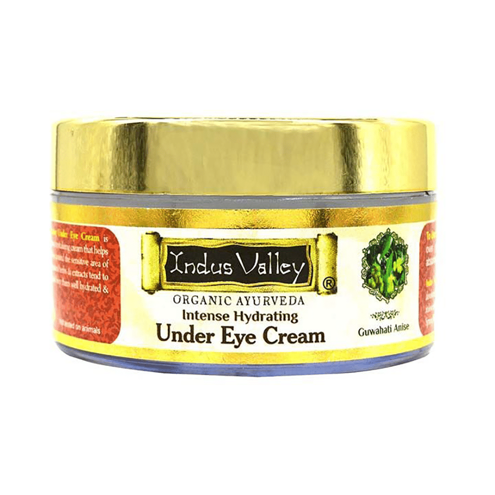 Indus Valley Organic Ayurveda Intense Hydrating Under Eye Cream - Image 1