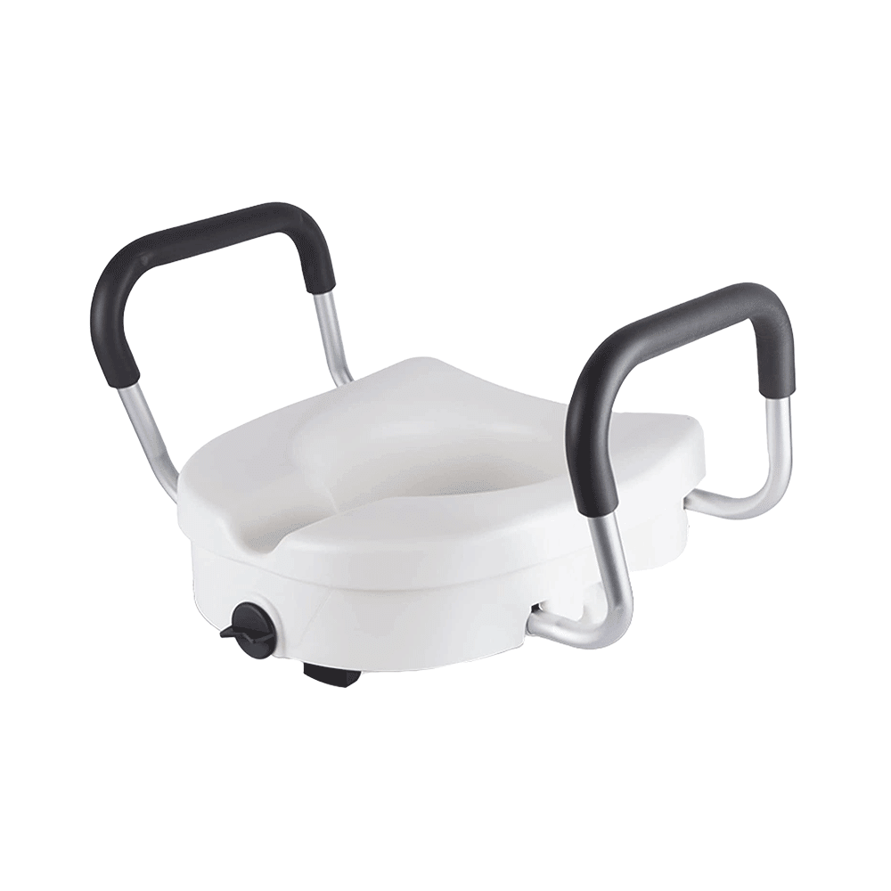 Entros SC7060I Raised Toilet Seat with Armrest for Handicap & Elderly