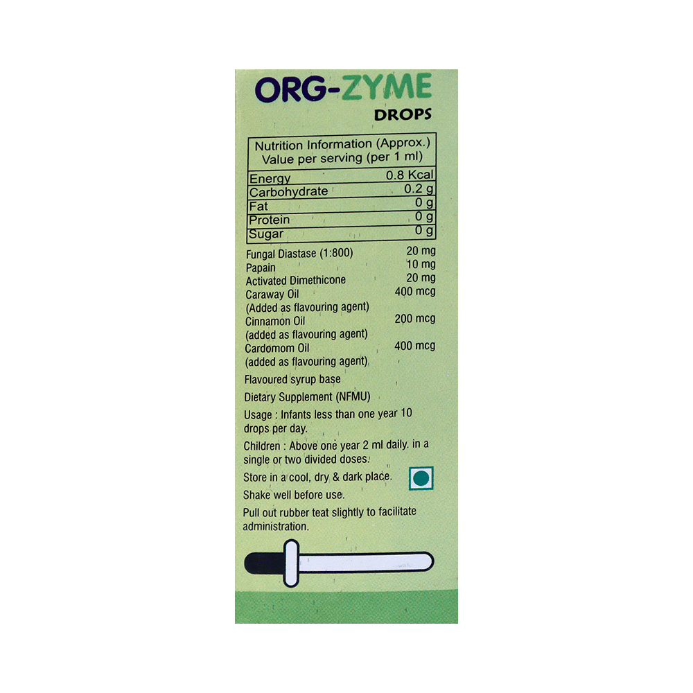 Org-Zyme Oral Drops Pineapple - Image 2