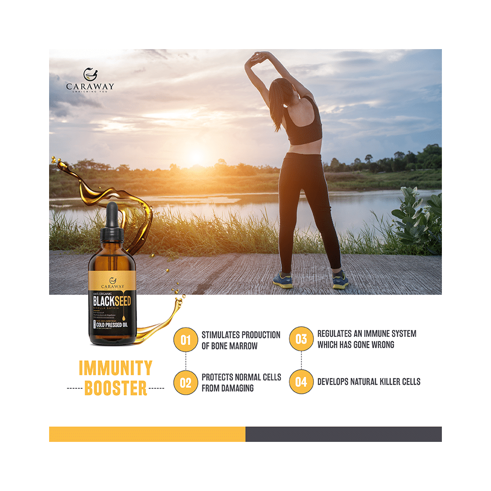 Caraway 100% Organic Black Seed Cold Pressed Oil - Image 7
