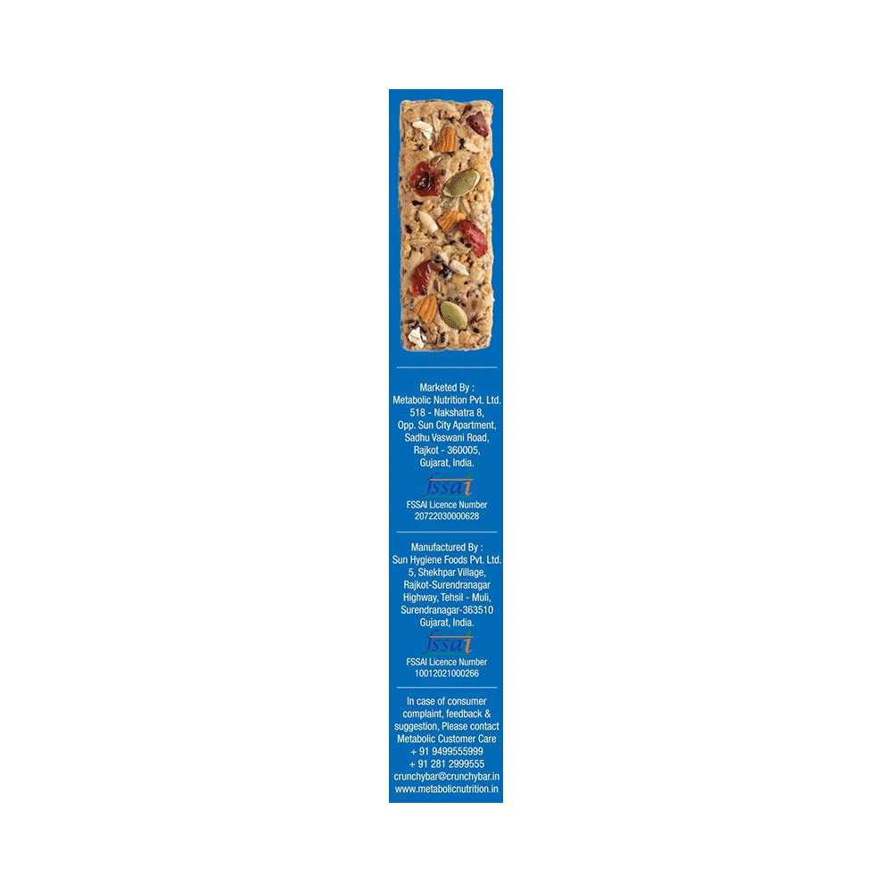 Metabolic Nutrition Crunchybar for Weight Management (35gm Each) - Image 3