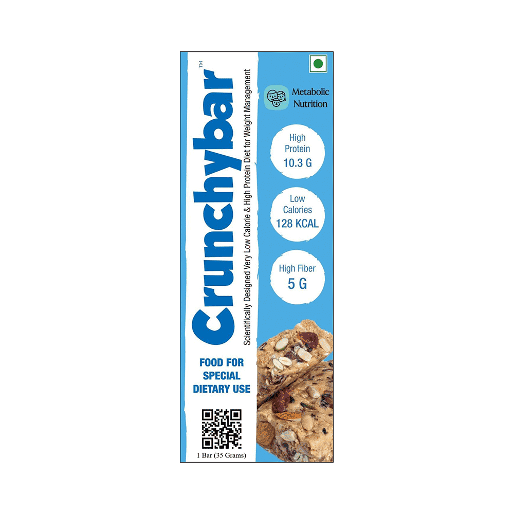 Metabolic Nutrition Crunchybar for Weight Management (35gm Each)