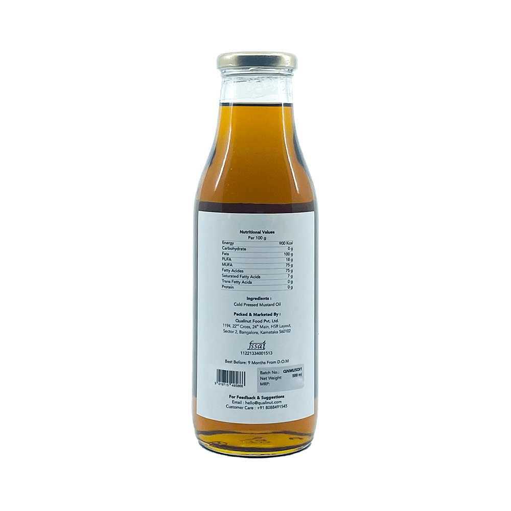 Qualinut Gourmet Natural Cold Pressed Mustard Oil - Image 4