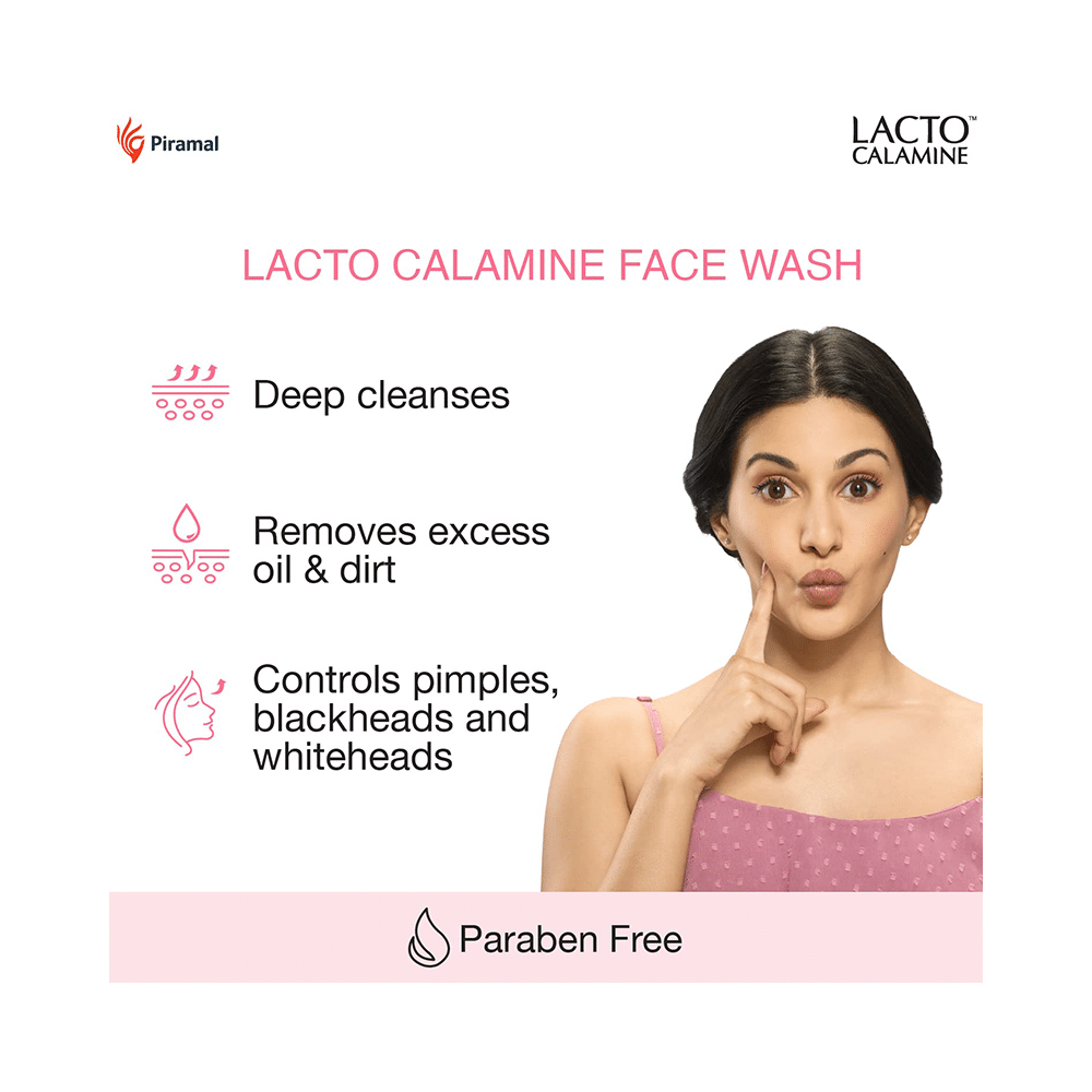 Combo Pack of Piramal Lacto Calamine Face Wash 100ml & Lacto Calamine Peel-Off Mask with Activated Charcoal and Vitamin E Mask 120gm - Image 13