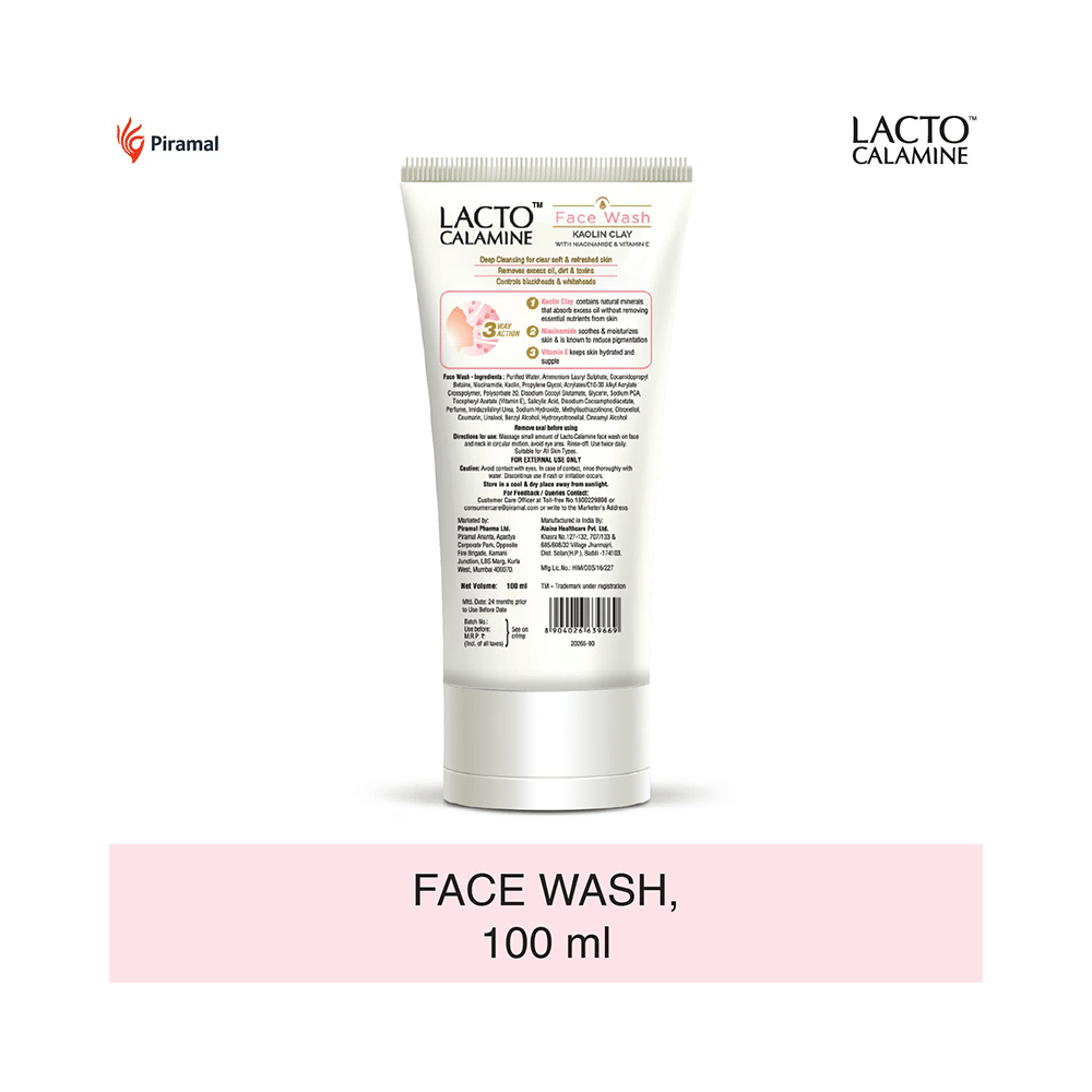 Combo Pack of Piramal Lacto Calamine Face Wash 100ml & Lacto Calamine Peel-Off Mask with Activated Charcoal and Vitamin E Mask 120gm - Image 11