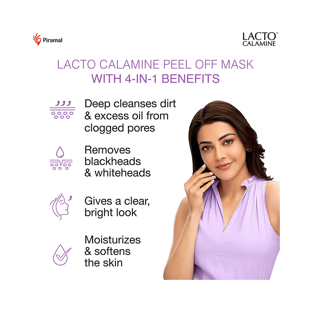 Combo Pack of Piramal Lacto Calamine Face Wash 100ml & Lacto Calamine Peel-Off Mask with Activated Charcoal and Vitamin E Mask 120gm - Image 9