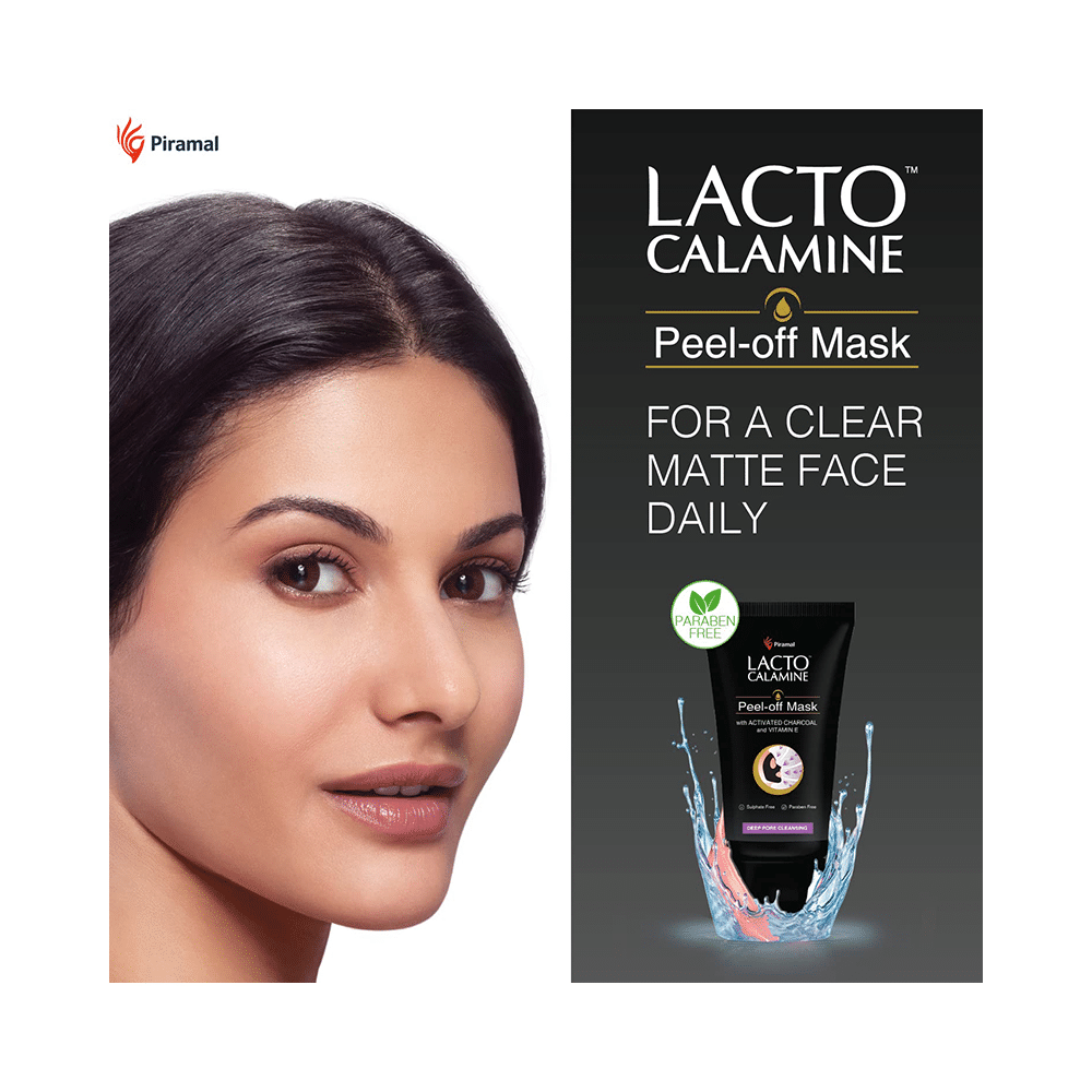 Combo Pack of Piramal Lacto Calamine Face Wash 100ml & Lacto Calamine Peel-Off Mask with Activated Charcoal and Vitamin E Mask 120gm - Image 8