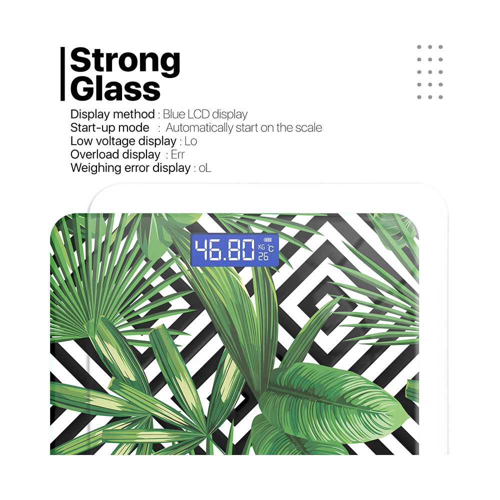 Vandelay Spirit Series Body Weighing Scale Tropical Vibe - Image 4