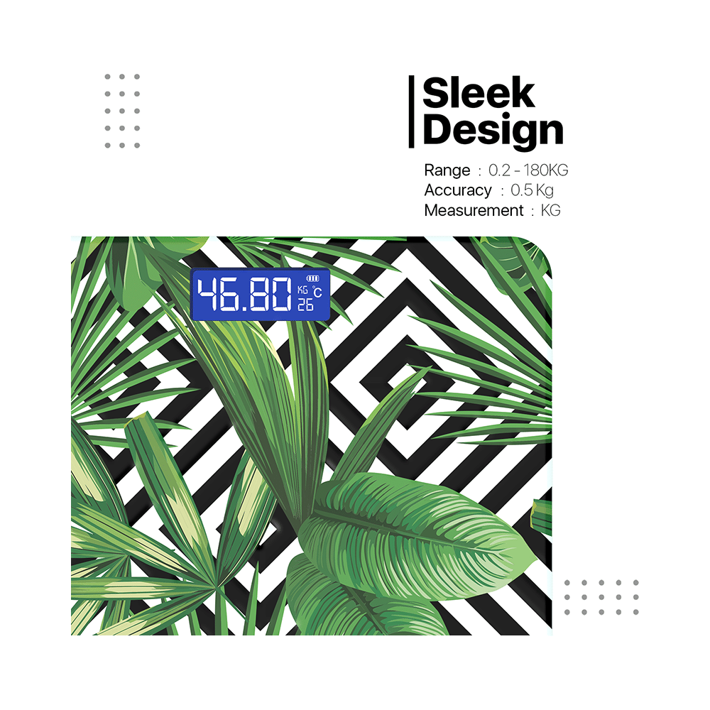 Vandelay Spirit Series Body Weighing Scale Tropical Vibe - Image 6