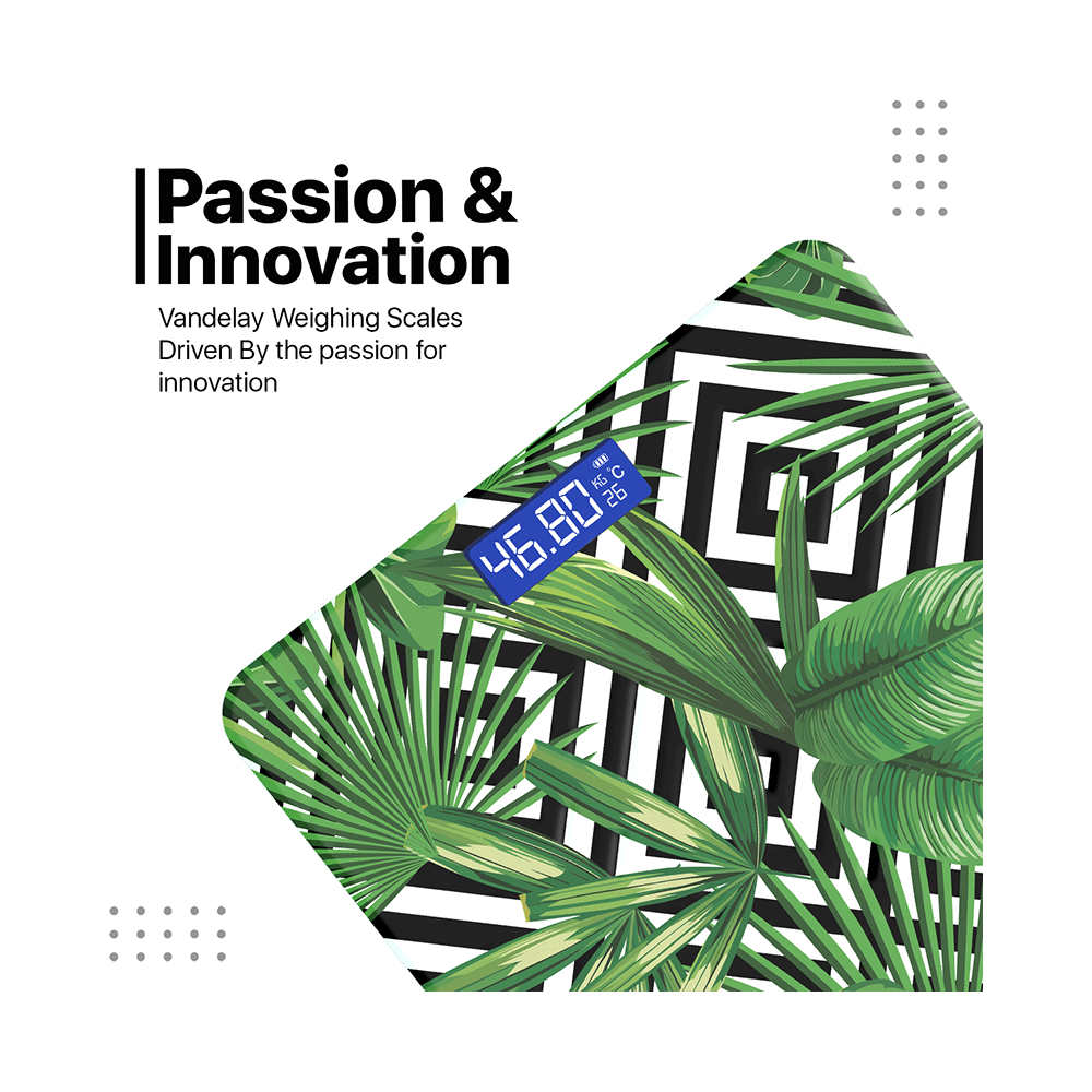 Vandelay Spirit Series Body Weighing Scale Tropical Vibe - Image 5