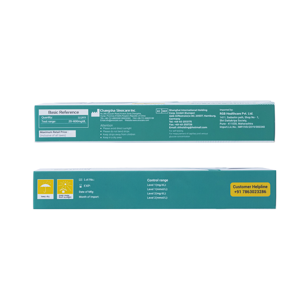 BeatO DNurse SP1 Blood Glucose Test Strip (50 Each) - Image 4