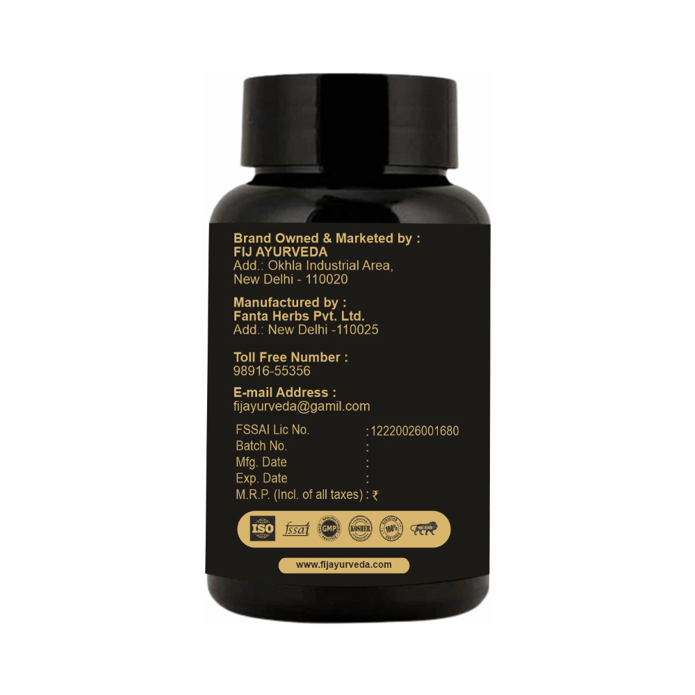 Fij Ayurveda Biotin 10000mcg Capsule - Image 2