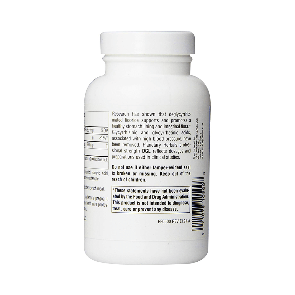 Planetary Herbals DGL Licorice Chewable Tablet - Image 3