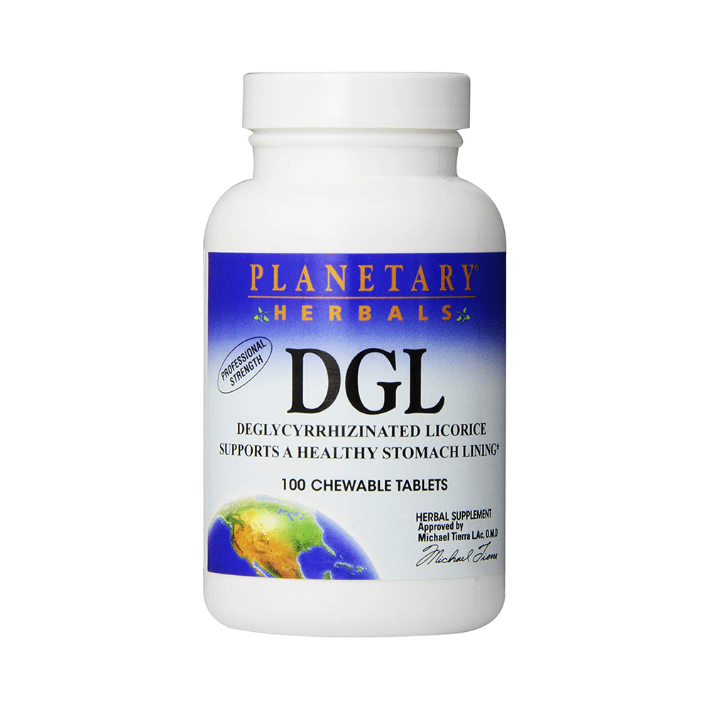 Planetary Herbals DGL Licorice Chewable Tablet - Image 1