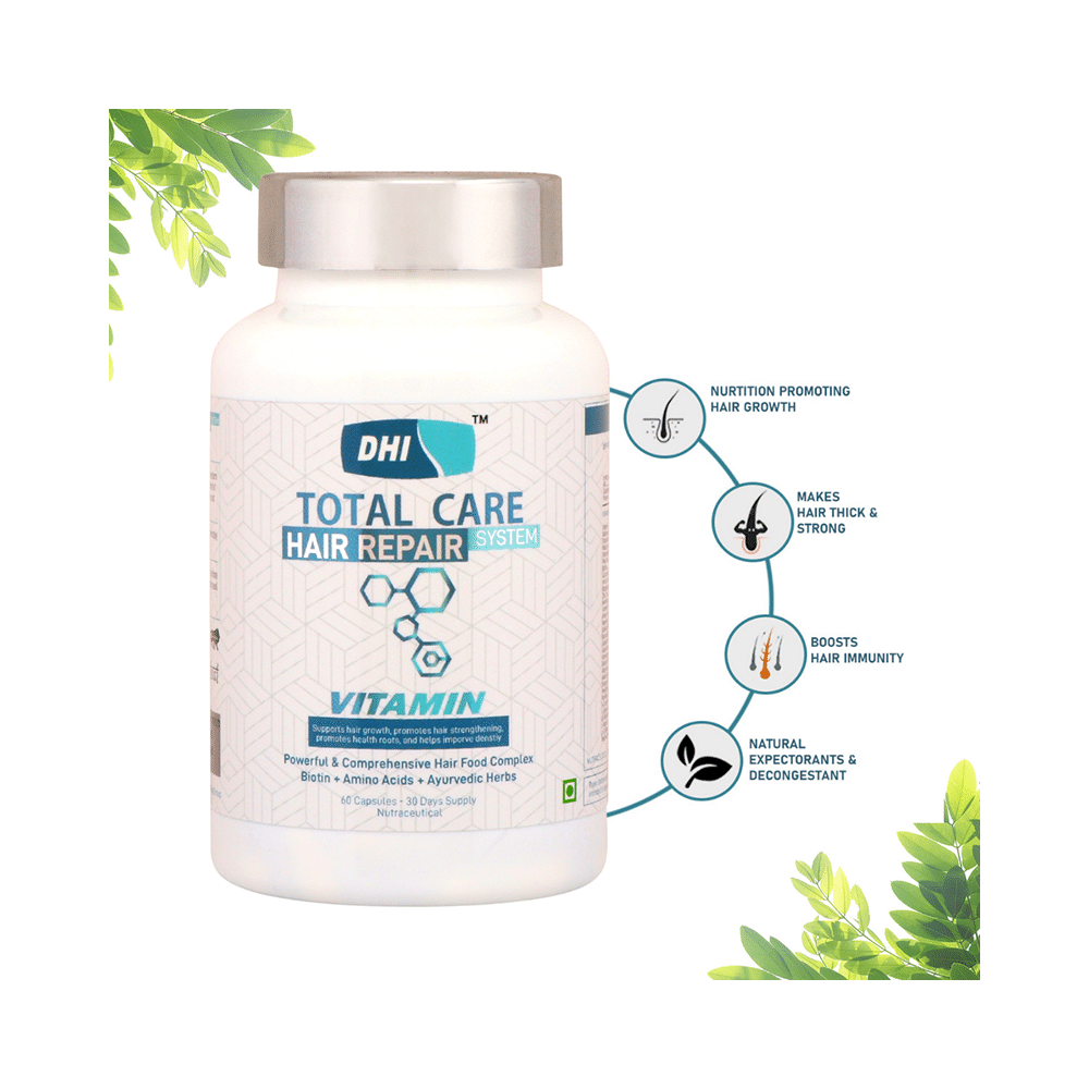 DHI Hair Vitamin with Biotin and Ayurvedic Herbs | For Hair Growth | Capsule - Image 6