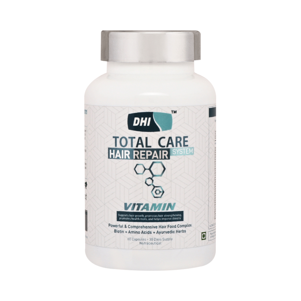 DHI Hair Vitamin with Biotin and Ayurvedic Herbs | For Hair Growth | Capsule