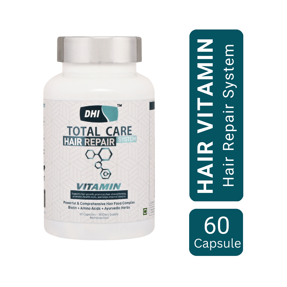 DHI Hair Vitamin with Biotin and Ayurvedic Herbs | For Hair Growth | Capsule - Image 3