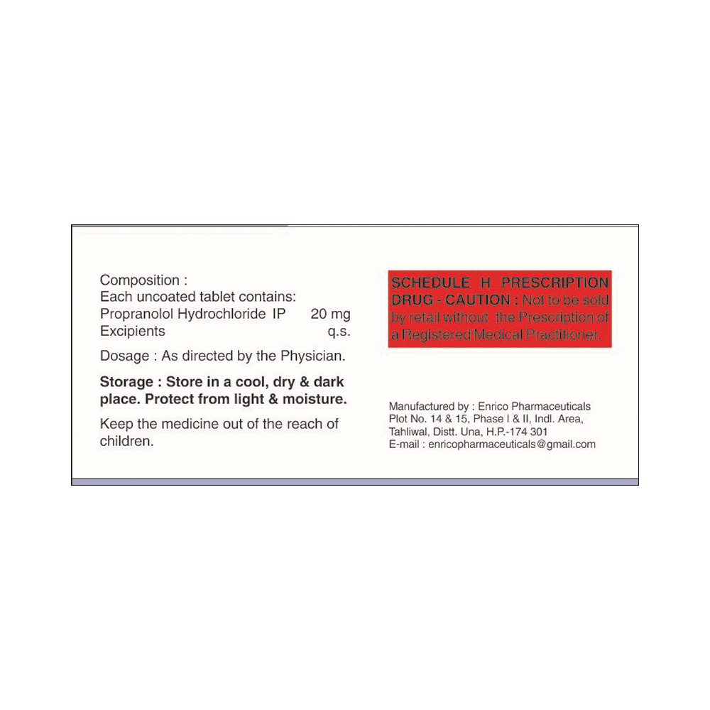 2-Pnol 20 Tablet - Image 2