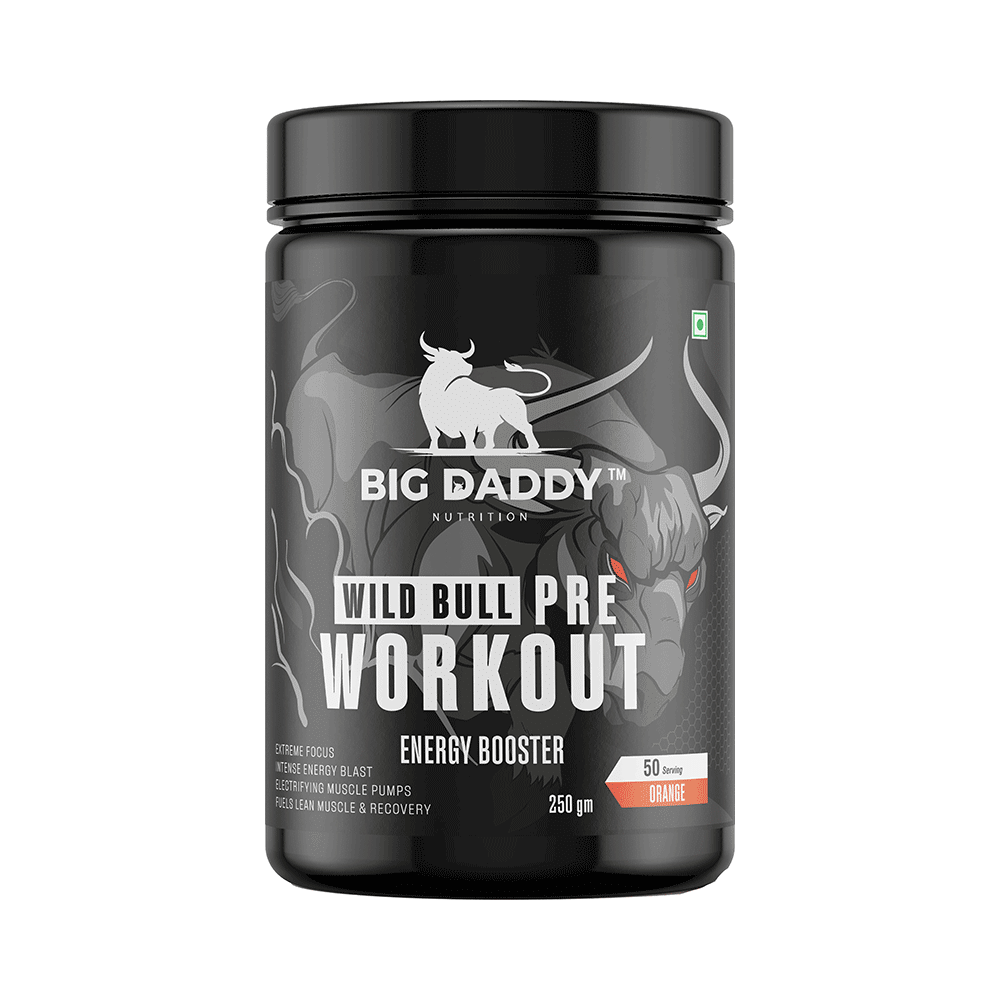 Big Daddy Pre Workout Orange Powder