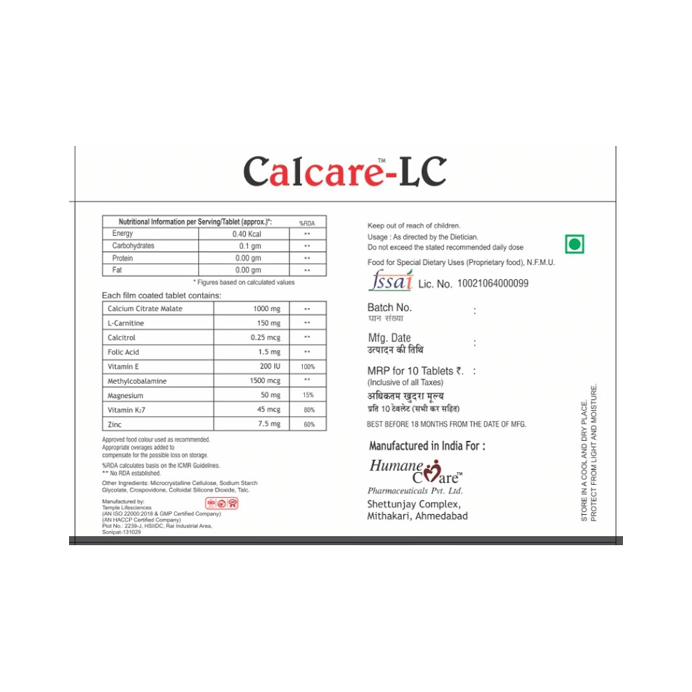 Calcare-LC Tablet - Image 2