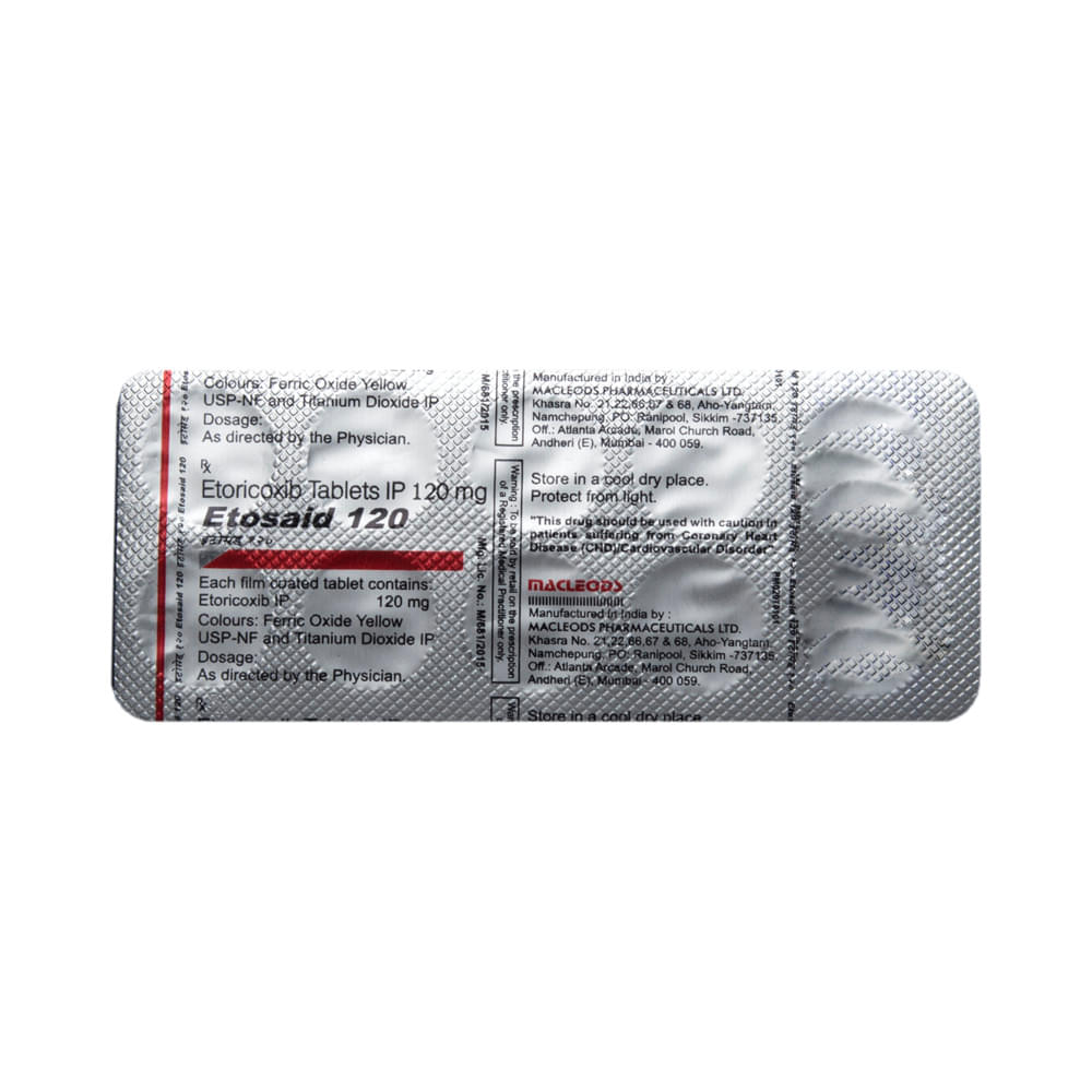 Etosaid 120 Tablet - Image 5