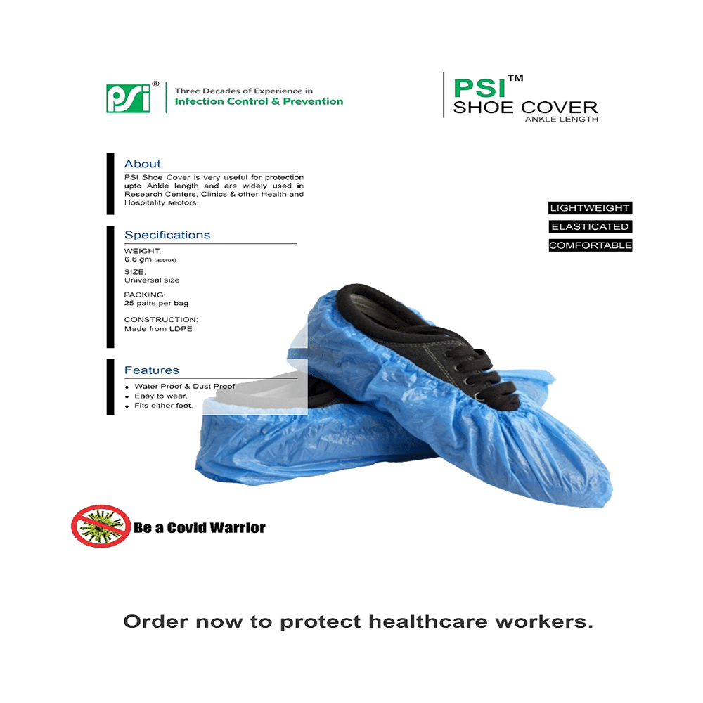 PSI Ankle Length Shoe Cover Universal Ankle Length - Image 2